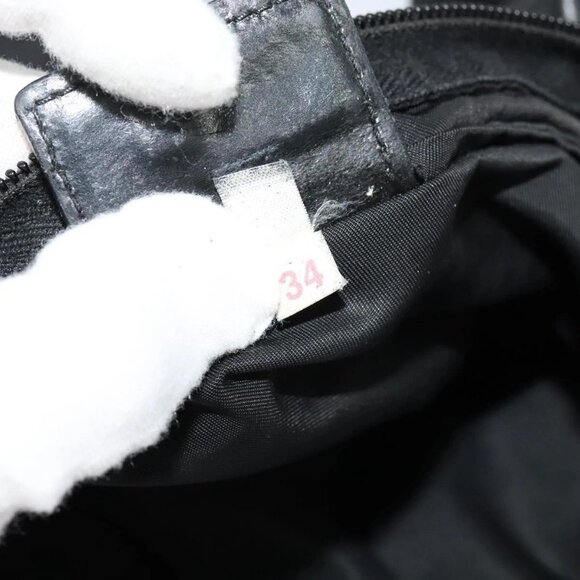 PRADA Shoulder Bag Nylon Black Auth gh414 - Picture 11 of 16